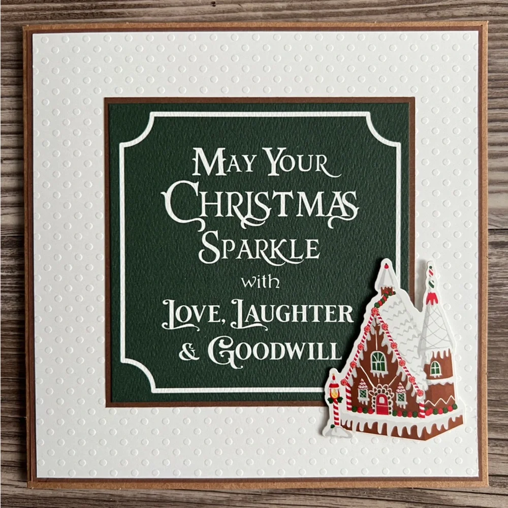 Handmade Christmas Holiday Greeting Cards Set of 12 5.5”x5.5” With Envelopes